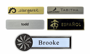 Metal Bar Name Badge